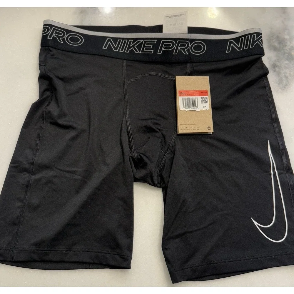 Nike Pro Dri-FIT Compression Shorts Mens Large Black DD1917 Tight Fit Training